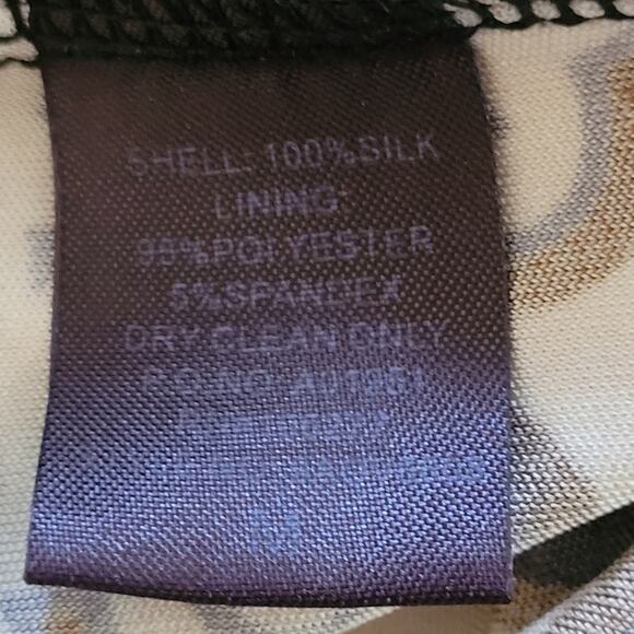 Hale Bob 100% Silk Knit Embellished V-Neck Long Sleeve Dress - Size Medium - Picture 8 of 8